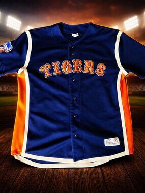 Vintage Detroit Tigers MLB Baseball Jersey, Dynasty All Star Series, Men's Large